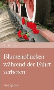 Blumenpfluecken waehrend der Fahrt verboten